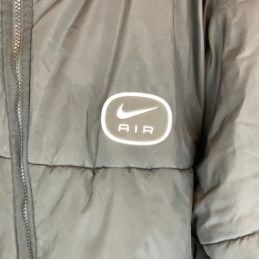 Men’s Nike Air Therma-Fit Hooded Puffer Jacket, Black - Size XL - Picture 3 of 7